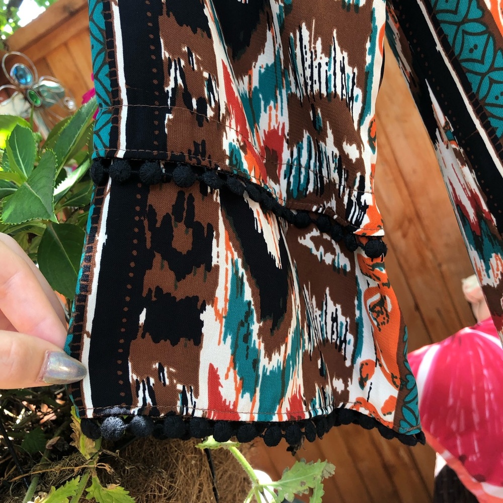 Short patterned dress